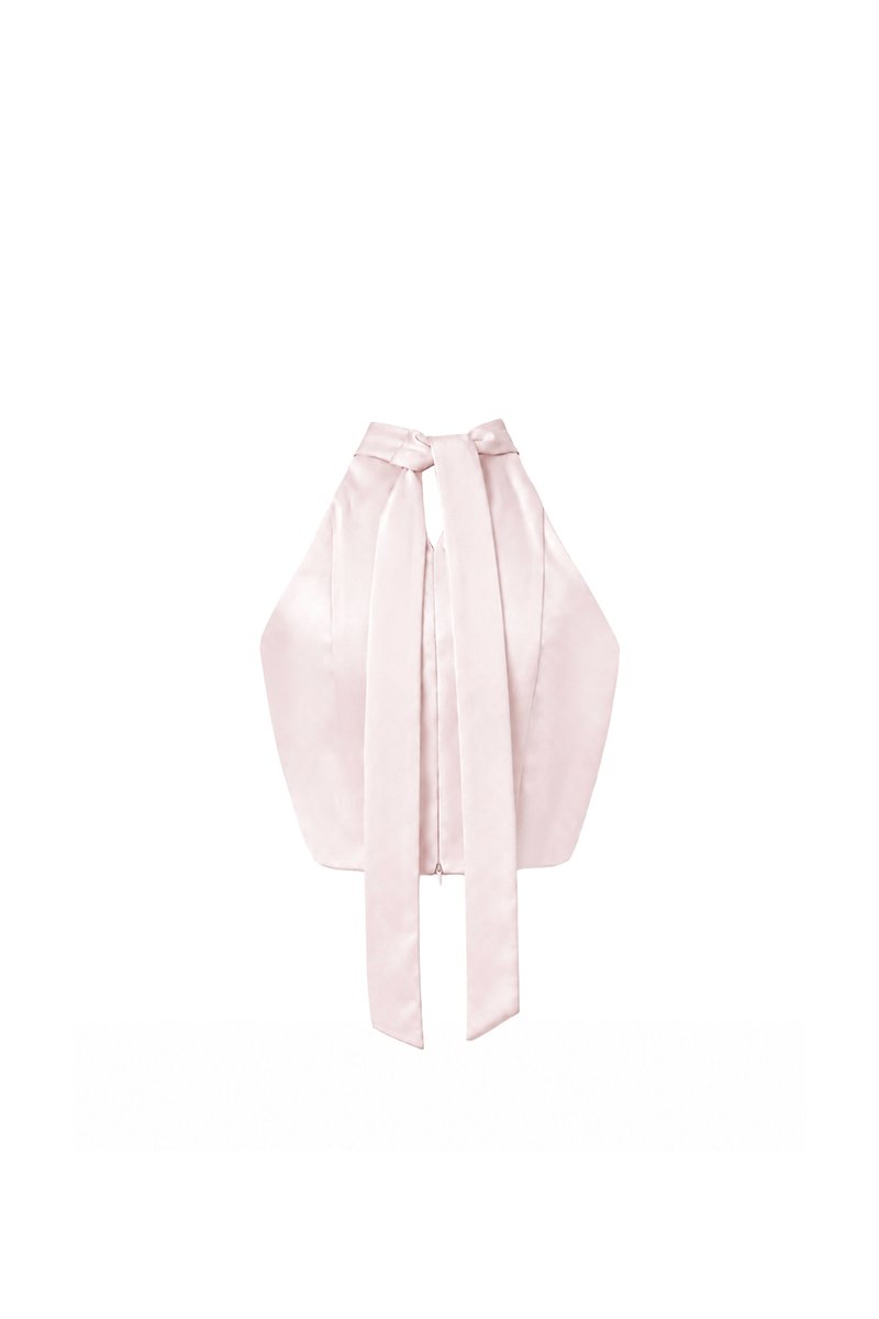 PREORDER | Heralyn Halter Top in Nude Blush