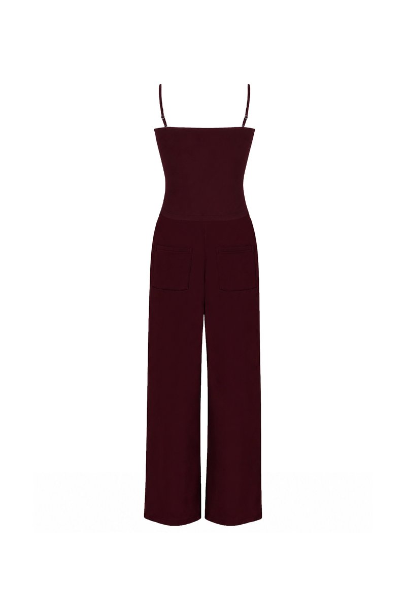 Jennie Jogger Co-ord Set in Berry Brown