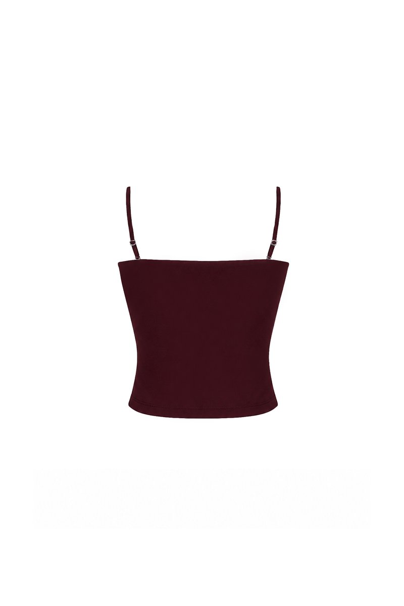 Jennie Jogger Co-ord Top in Berry Brown