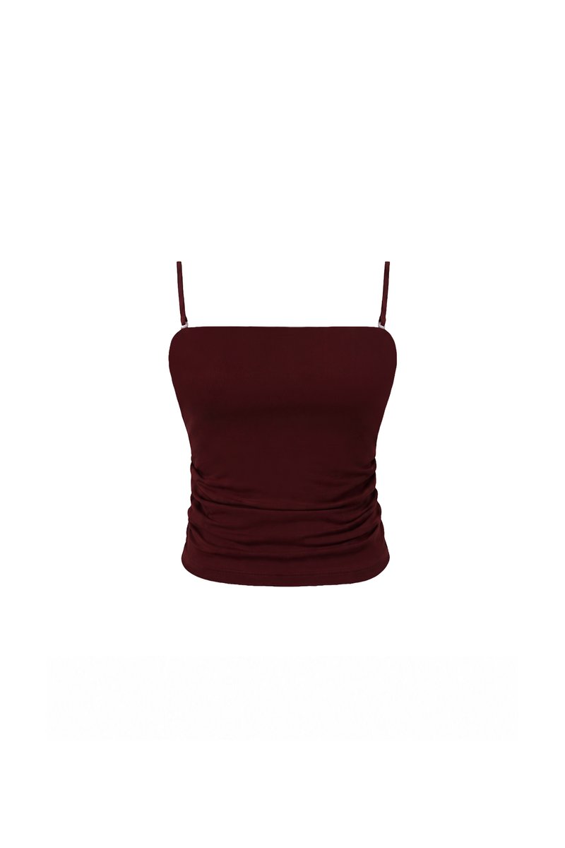 Jennie Jogger Co-ord Top in Berry Brown