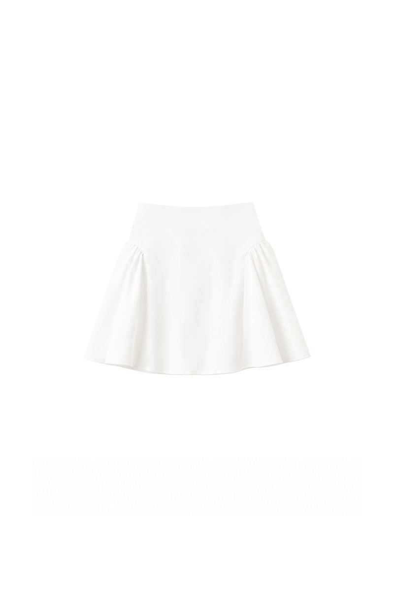 PREORDER | Silvie Side Flare Skorts in White