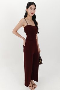 Jennie Jogger Co-ord Set in Berry Brown