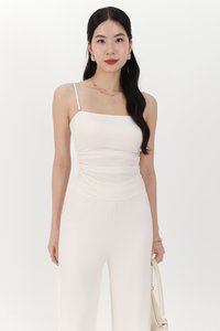 Jennie Jogger Co-ord Top in White