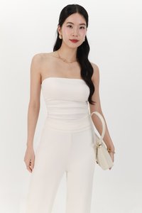 Jennie Jogger Co-ord Top in White