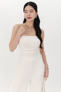 Jennie Jogger Co-ord Top in White