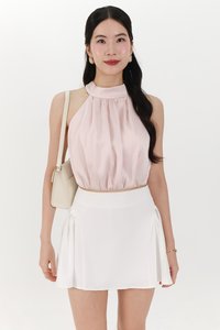Silvie Side Flare Skorts in White