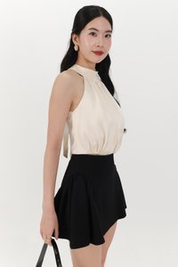 Heralyn Halter Top in Light Yellow