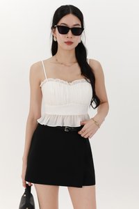 Becca Belted Skorts in Black