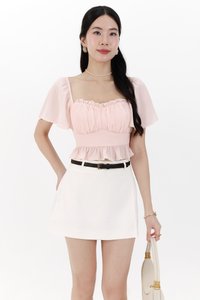 Becca Belted Skorts in White