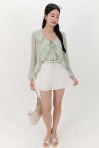 Rellie Ruffles Two-Piece Top in Mint