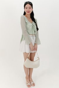 Rellie Ruffles Two-Piece Top in Mint