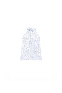 Demi Dotted Halter Top Set in Light Blue
