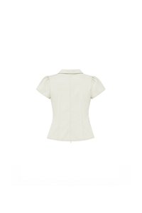 Claudia Co-ord Top in Light Pale Mint