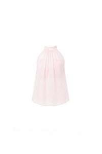 Demi Dotted Halter Top Set in Light Pink