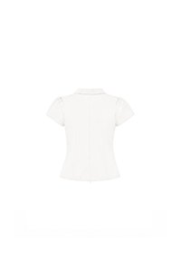 Claudia Co-ord Top in White