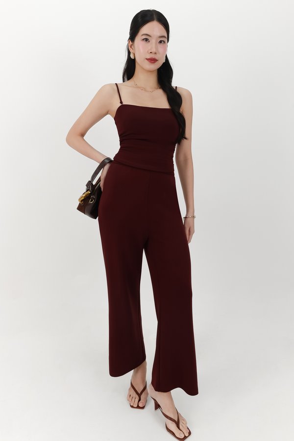 Jennie Jogger Co-ord Set in Berry Brown