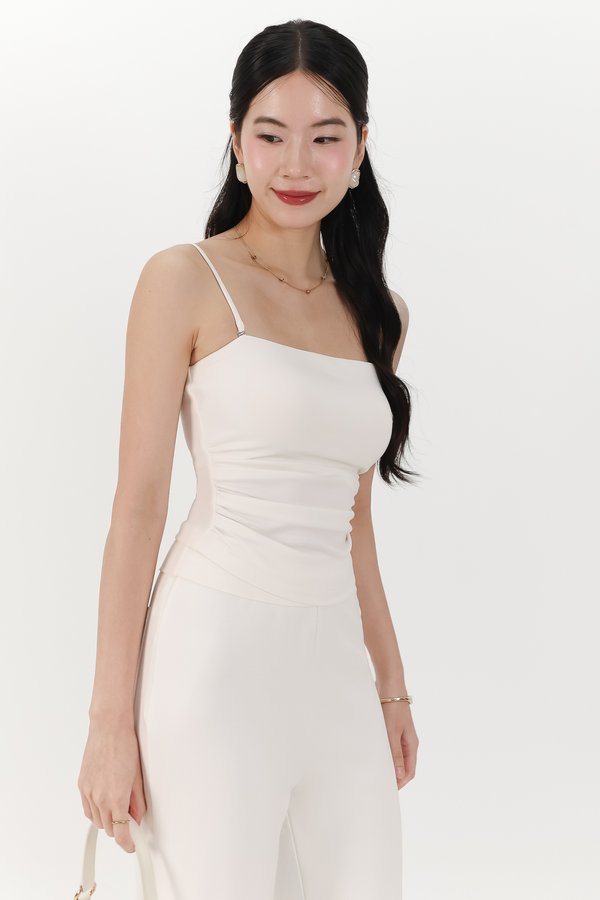 Jennie Jogger Co-ord Top in White