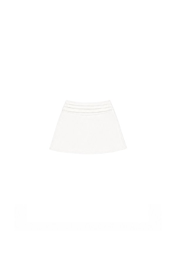 Claudia Co-ord Skorts in White