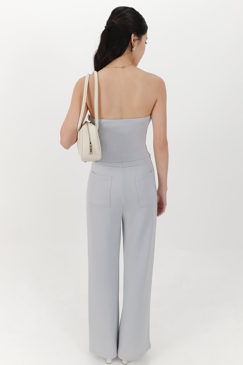 Jennie Jogger Co-ord Top in Light Blue