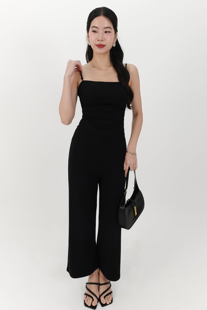 BACKORDER | Jennie Jogger Co-ord Top in Black