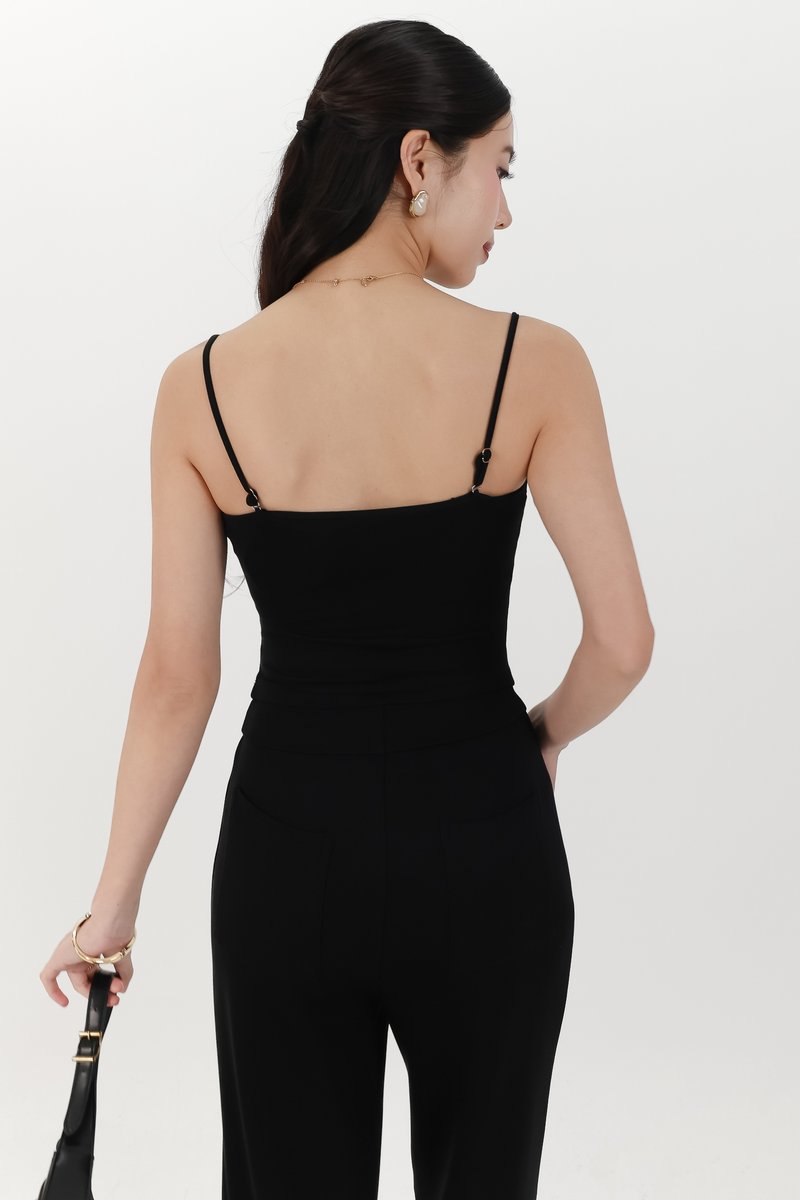BACKORDER | Jennie Jogger Co-ord Top in Black