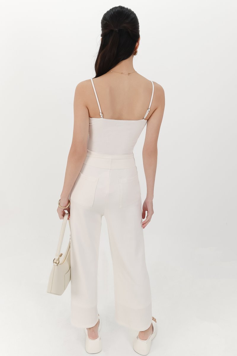 Jennie Jogger Co-ord Top in White
