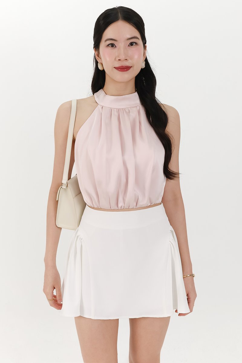 Heralyn Halter Top in Nude Blush