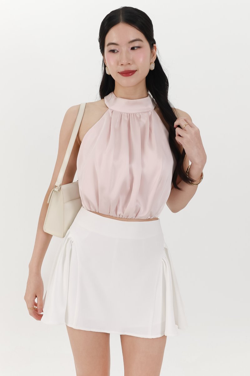 Heralyn Halter Top in Nude Blush
