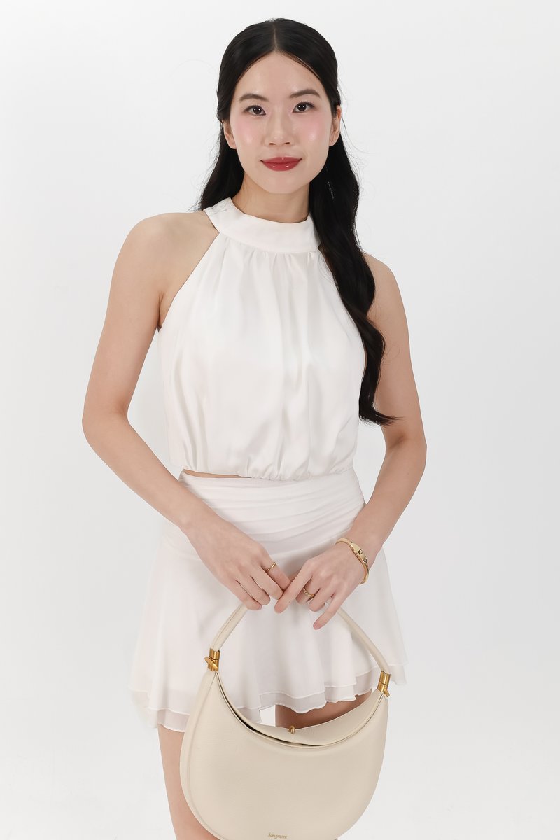 Heralyn Halter Top in White