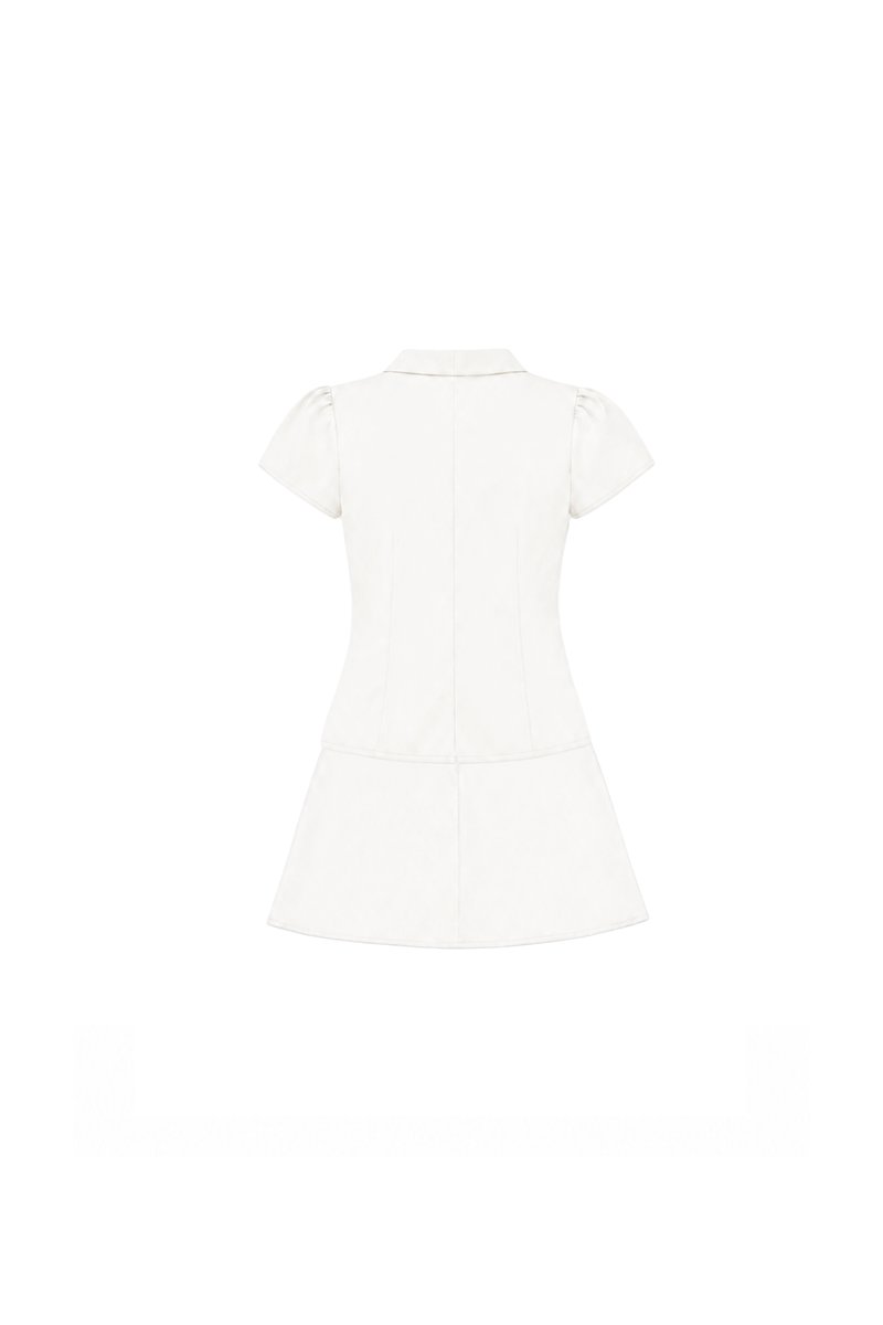 Claudia Co-ord Set in White