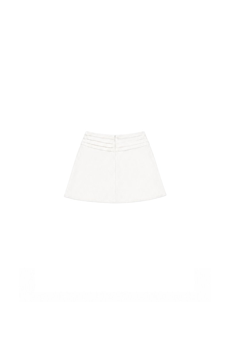 Claudia Co-ord Skorts in White