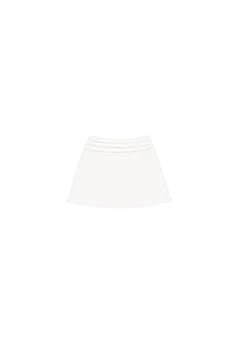 Claudia Co-ord Skorts in White