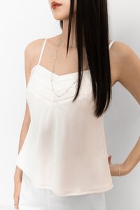 Cassine Co-ord Padded Top in White