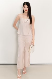 Cassine Co-ord Set in Light Champagne Pink