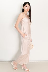Cassine Co-ord Set in Light Champagne Pink