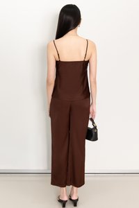 Cassine Co-ord Pants in Dark Brown