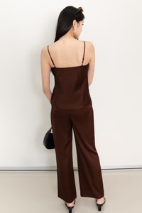Cassine Co-ord Pants in Dark Brown