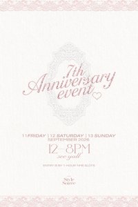 TSS 7th Anniversary Event Slots - Females Only Event
