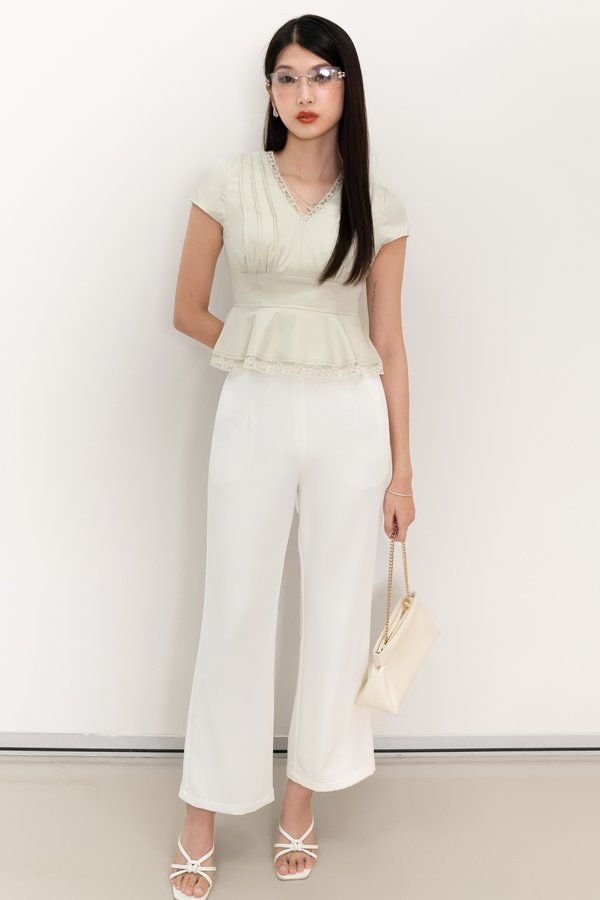 Tricia Tailored Pants in White