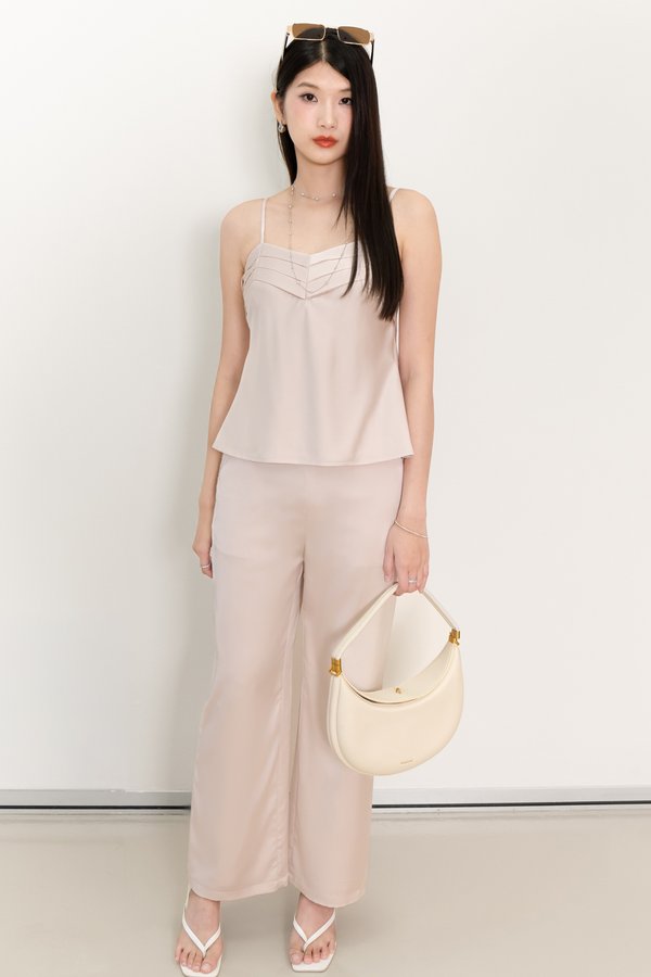 Cassine Co-ord Set in Light Champagne Pink