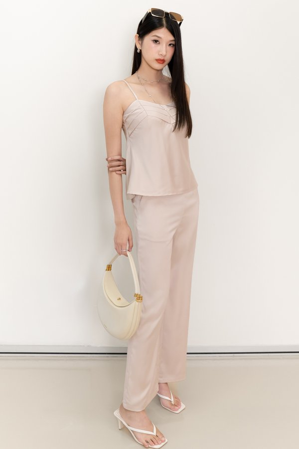Cassine Co-ord Set in Light Champagne Pink
