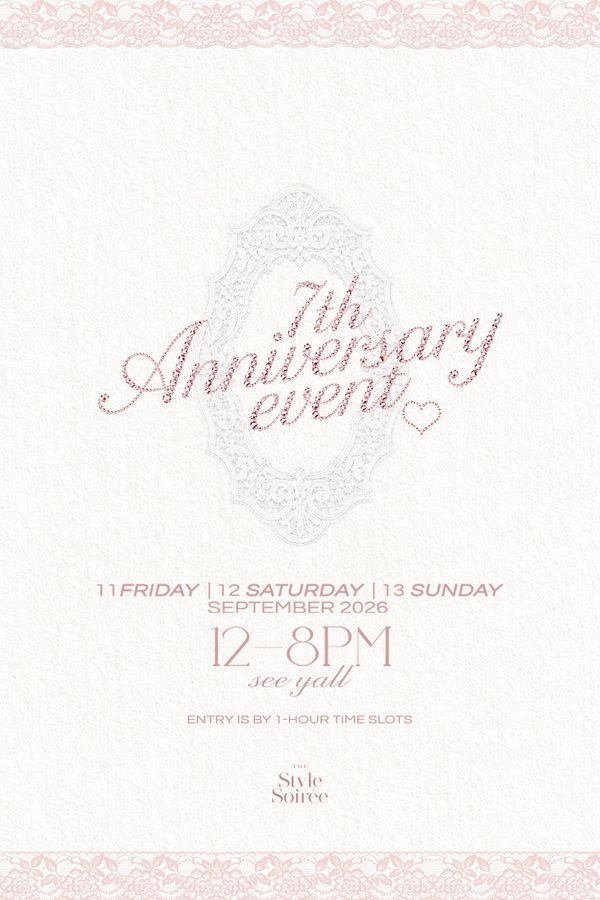TSS 7th Anniversary Event Slots - Females Only Event