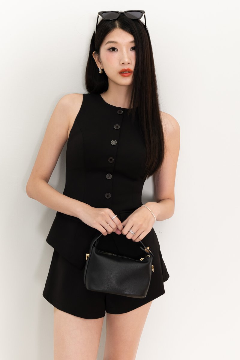 Corie Co-ord Set in Black