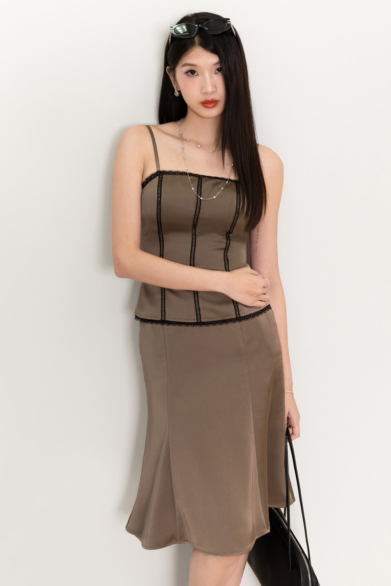 Cedra Co-ord Set in Etoupe