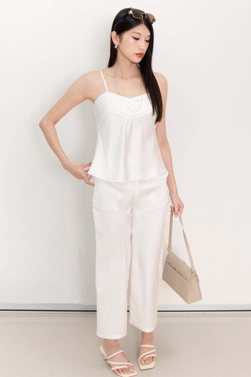 Cassine Co-ord Pants in White