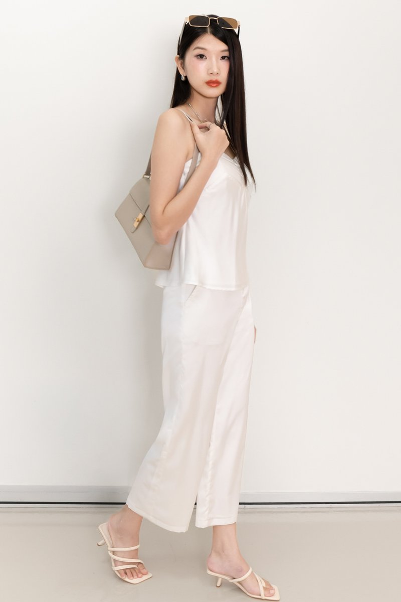 Cassine Co-ord Padded Top in White