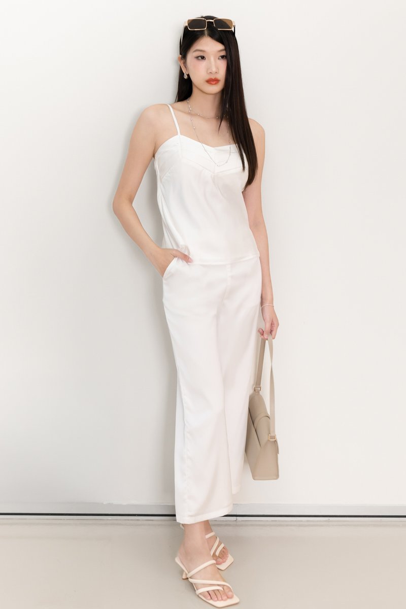 Cassine Co-ord Pants in White