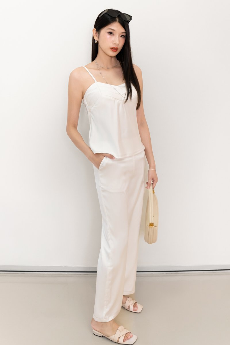 Cassine Co-ord Pants in White