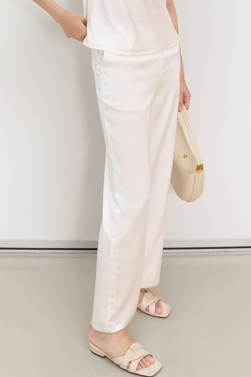Cassine Co-ord Pants in White