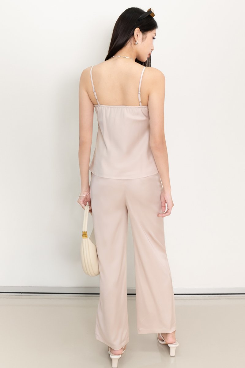 Cassine Co-ord Set in Light Champagne Pink